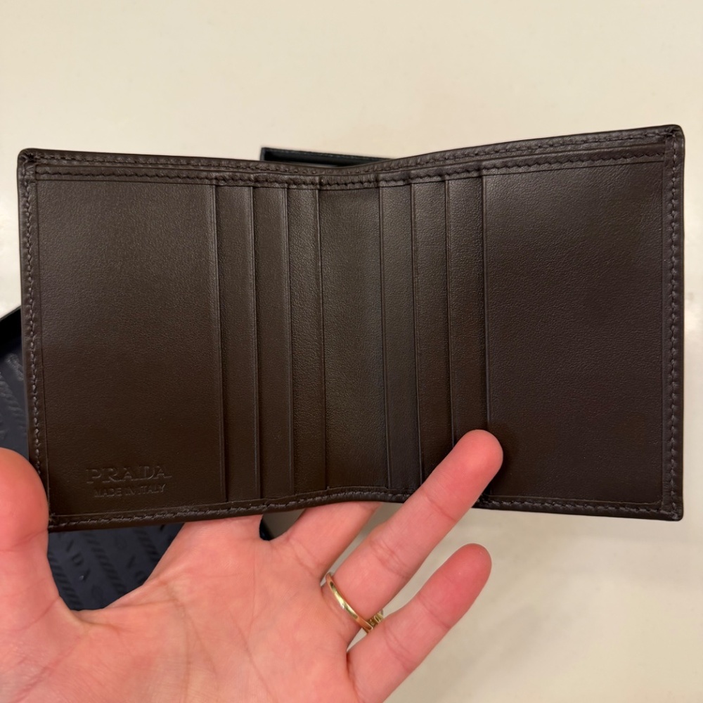 Prada Men’s Wallet - Navy - Picture 2 of 2